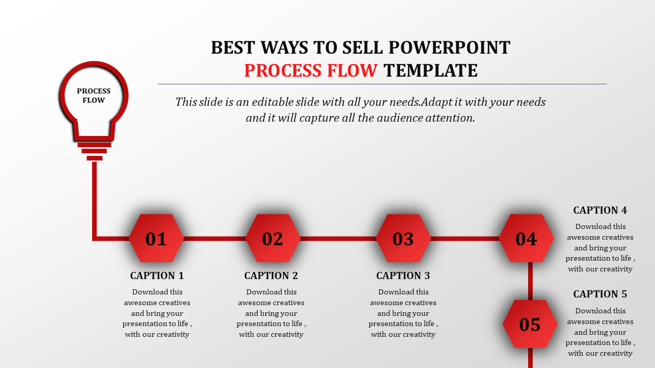 Free - Use Process Flow  PowerPoint Template Presentation